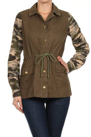 Camo and Olive Jacket