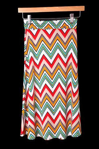 Multi Coloured Chevron Maxi