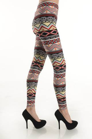 Multicolour Funky Pattern Leggings