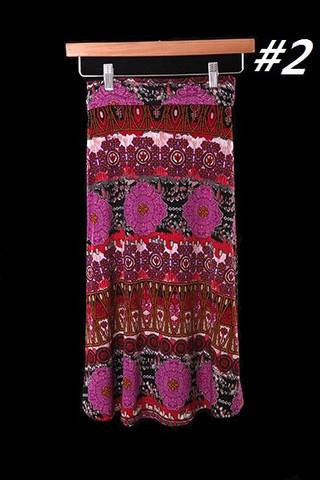 Raspberry Patterned Maxi