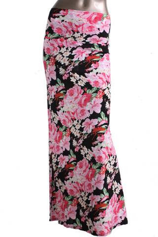 Black and Pink Floral