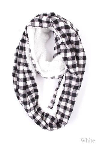 Black and White Checks Scarf