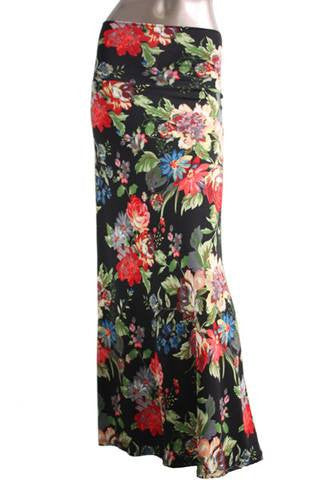 Multi Color Floral Skirt