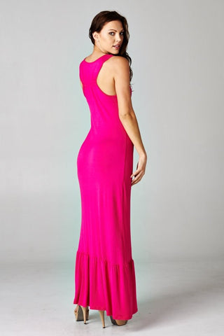 Ruffle Hem Maxi