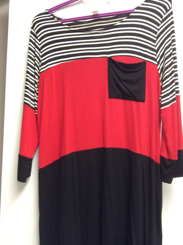 Stripes Colorblock with Pocket Top